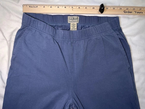 L.L. Bean Pajama Set Men Size S Blue Wicked Soft Knit Long-Sleeve Hoodie & Pants