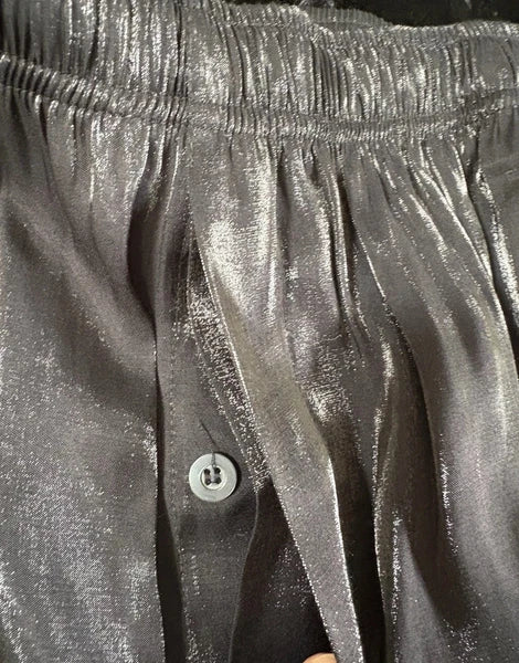 Pierre Cardin Sleep Pants Men’s Pajama Metallic Charcoal Size L /XL NWOT See Set