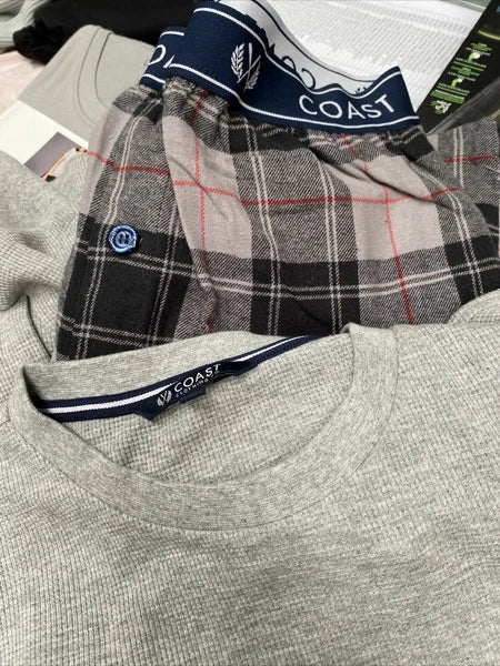 Coast Clothing Co Emblem Mens Pyjamas. Flannelette or Cotton