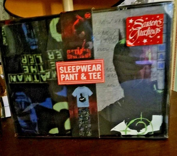 Men's The Batman Sleepwear Pant & Tee Christmas Gift Set / Multiple Sizes  SMALL
