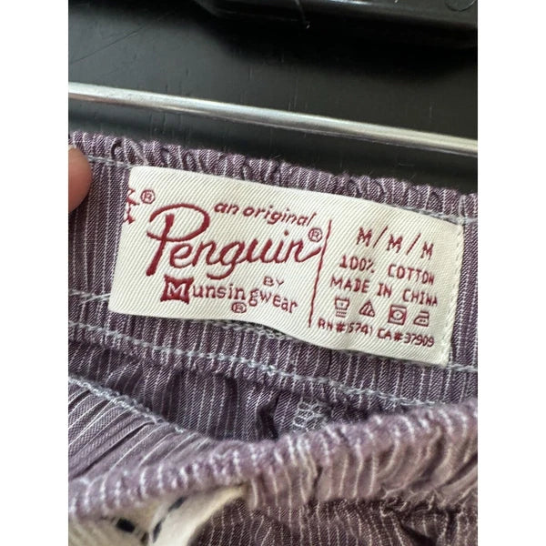 Penguin Pajama Set Men’s Medium Long Sleeve Tee Pants