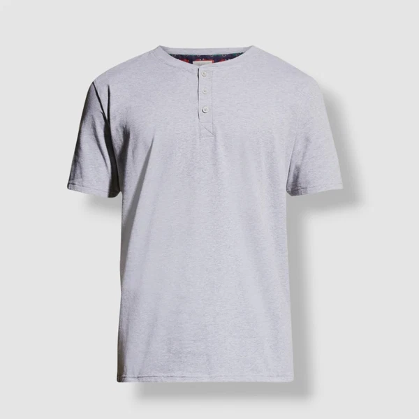 $98 Bedhead Men Grey Henley Cotton Stretch Relaxed Sleepwear Pajama Set Size XXL