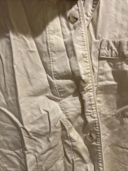 Men’s Dream fit Bamboo Cotton Pajama Set Large Ivory Soft