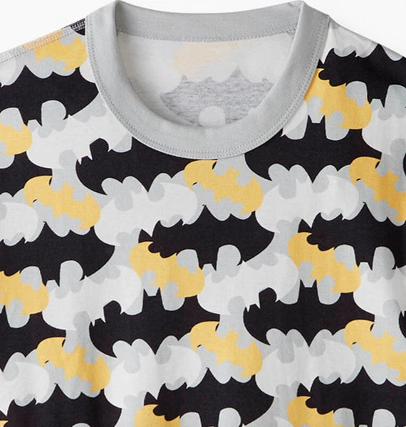 NWOT HANNA ANDERSSON BATMAN CAMO ADULT UNISEX SHORT JOHN PAJAMAS LARGE L