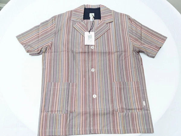 Paul Smith Pyjama Set - BNWT Signature Stripe Short Sleeve Top & Long Bottoms