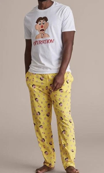 Mens size S Hasbro gaming OPERATION doctor  short sleeve Pyjamas NEW A0377