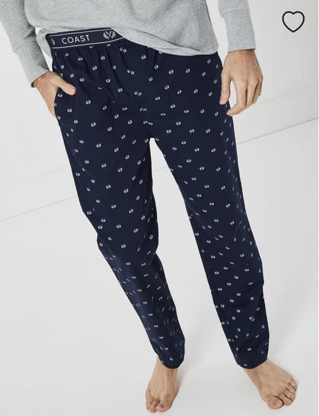 Coast Clothing Co Emblem Mens Pyjamas. Flannelette or Cotton