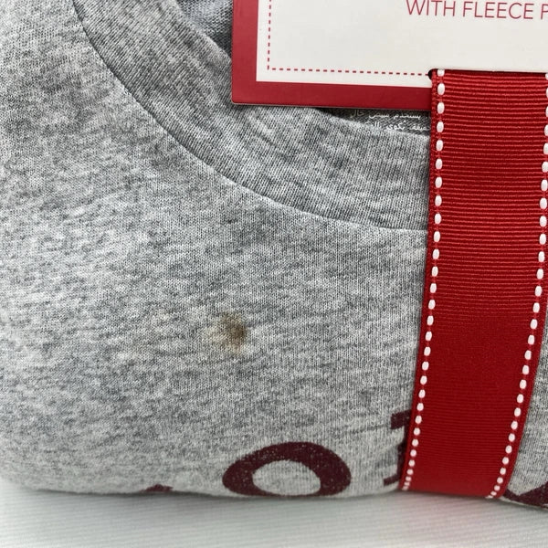 $60 Club Room Mens 2-Piece Pajama Set Hoppy Holidays Fleece Long Sleeve Size M