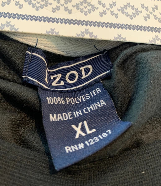 NIB Izod 2 Piece Sleep Set Mens Size XL Solid Black LS Shirt and Plaid Pants SK1