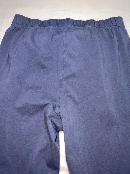 L.L. Bean Pajama Set Men Size S Blue Wicked Soft Knit Long-Sleeve Hoodie & Pants