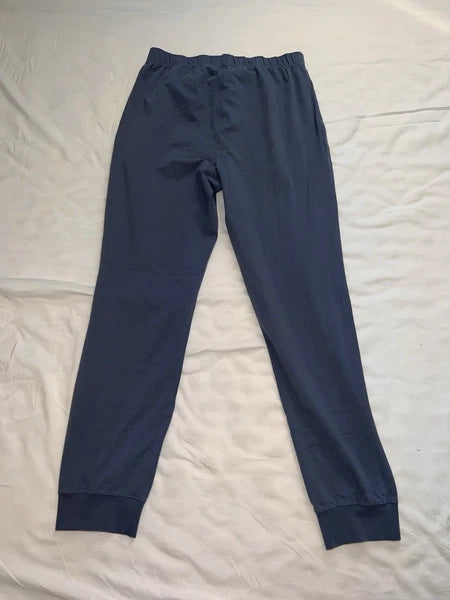 L.L. Bean Pajama Set Men Size S Blue Wicked Soft Knit Long-Sleeve Hoodie & Pants