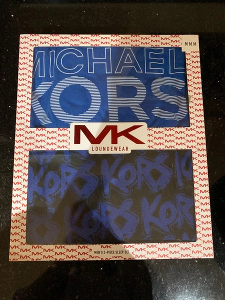 Michael Kors Pajama Set Men Size L Pop Blue Original price $59 now $30