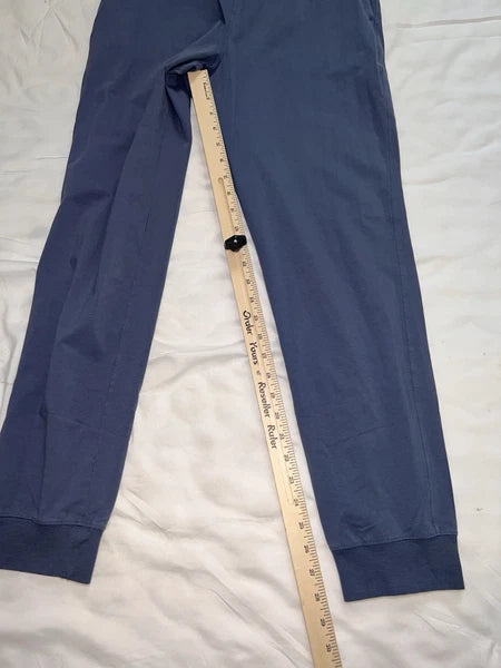 L.L. Bean Pajama Set Men Size S Blue Wicked Soft Knit Long-Sleeve Hoodie & Pants