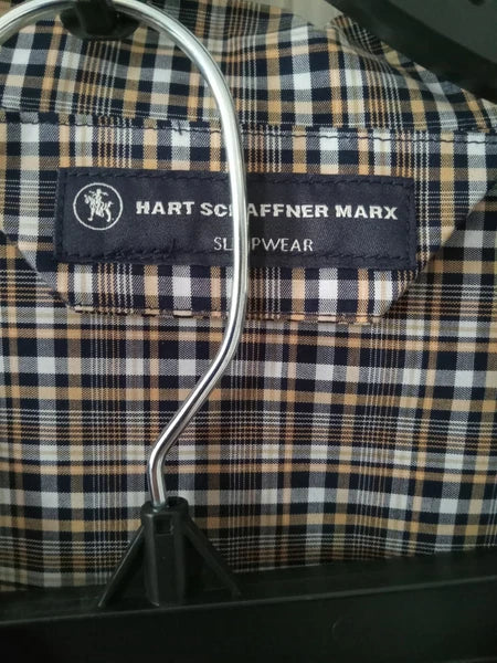 Hart Schaffner Marx Size XL Men's Plaid Short Sleeve Pajama Set (NWT)