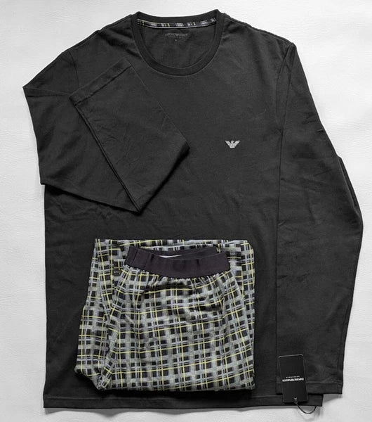 Emporio Armani pajamas set cotton pattern mix size M