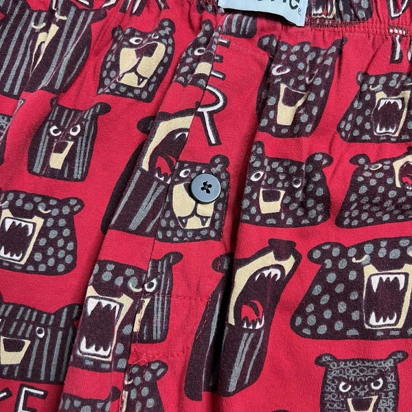 Lazy One Don’t Wake The Bear Mens Pajama Set, Pants and Shirt - Size L