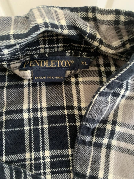 Pendleton Men’s 100% Cotton Plaid Pajama Set – Barely Worn & Cozy