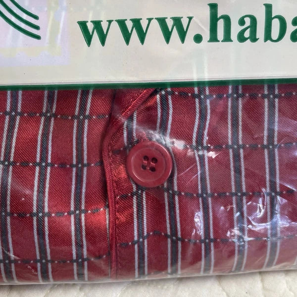 Haband Satin Pajama Set Men’s XL New In Package Red Plaid