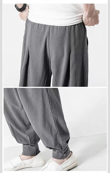 Cotten Tai Chi Pants Wu Shu Pants Martial Art Kung Fu wing chun Pants black blue