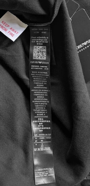 Emporio Armani pajamas set cotton pattern mix size M
