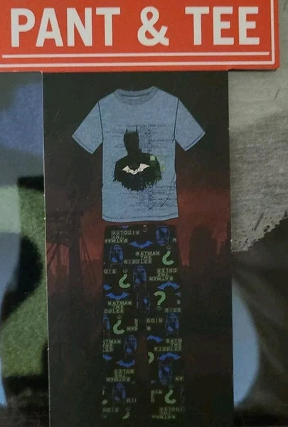 Men's The Batman Sleepwear Pant & Tee Christmas Gift Set / Multiple Sizes  SMALL