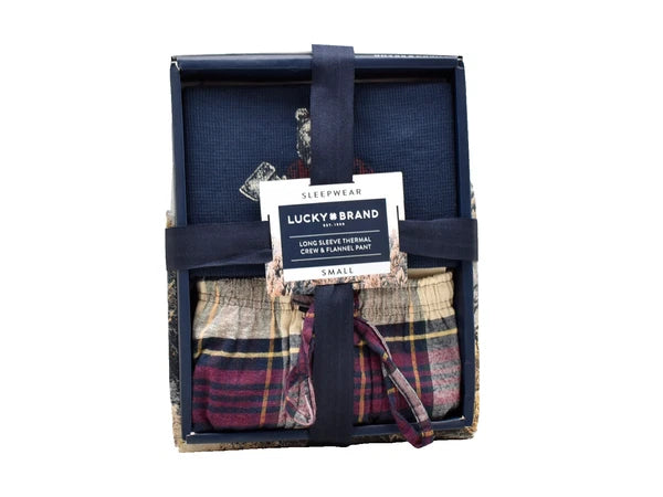 Lucky Brand Men's 2-Piece Pajamas Sleep Set Size Small New in Box!