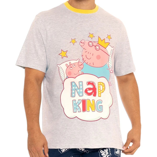 Mens Peppa Pig Pyjamas | Adult Peppa Pig PJs | Adult Peppa Pig Nightwear