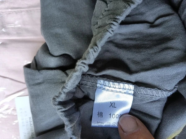 2 x SETS Kimono Style Cotton Pyjamas Unisex Size XL 1x GREY 1x PINK BNWT